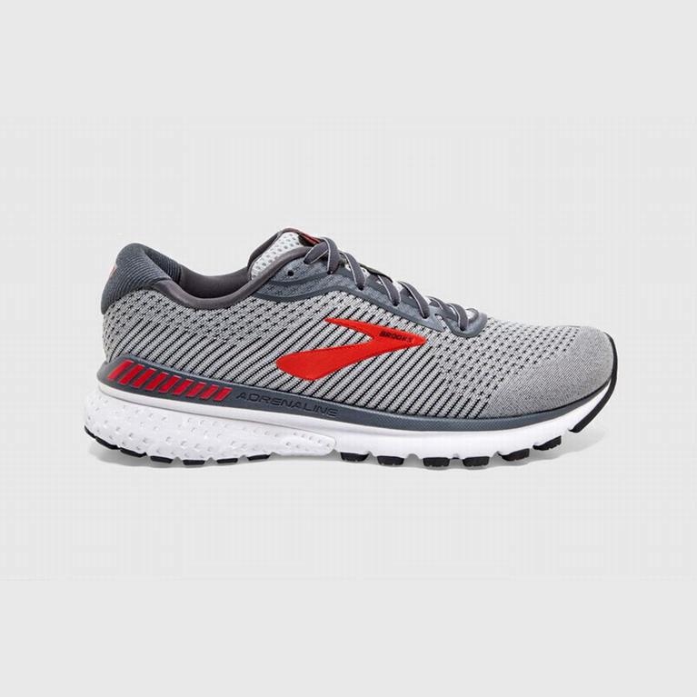 Brooks Adrenaline Gts 20 Israel - Men's Road Running Shoes - Red/Grey (05734-SJXN)